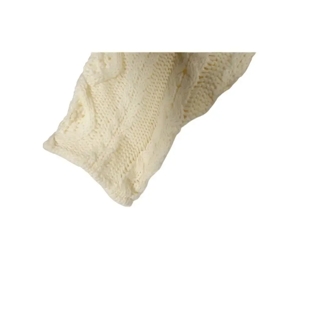 Tuckernuck Women's Buttercream Cable Knit Cowl Neck Pullover Sweater M 2006-23 - Picture 4 of 9